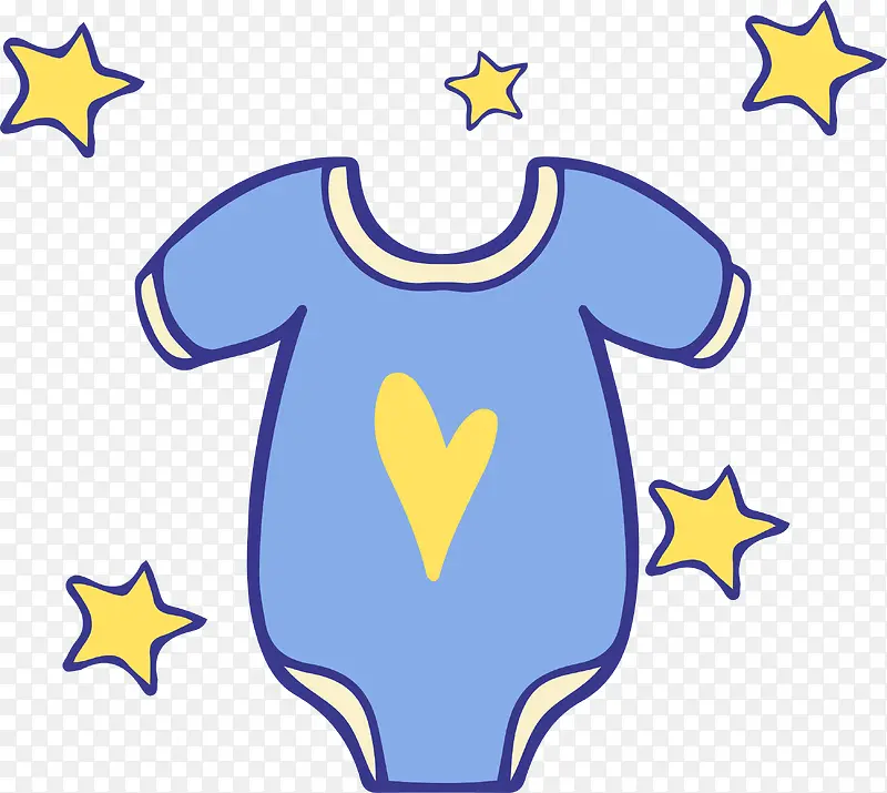 可爱婴儿服装设计图