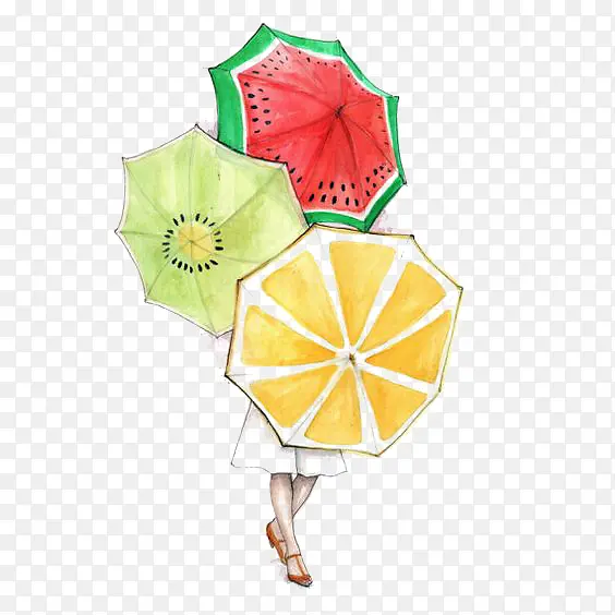 水果雨伞