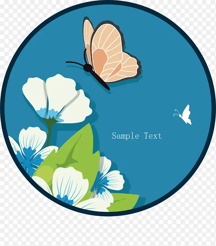 精美蝴蝶动物logo