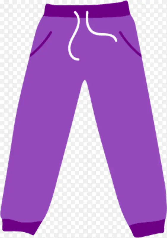 紫色铅笔裤