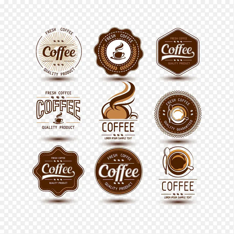 coffee咖啡标签
