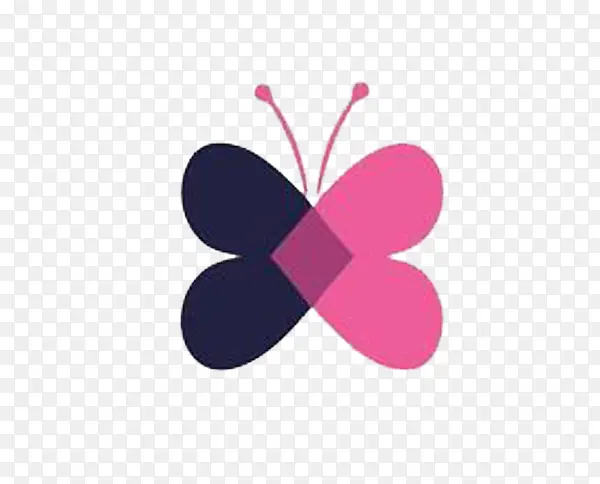 蝴蝶logo设计