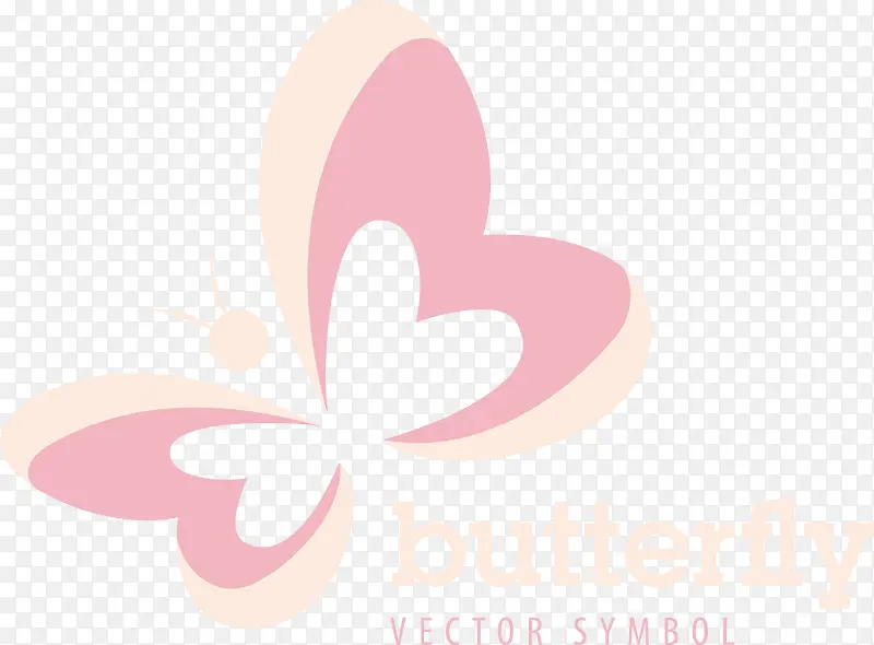 蝴蝶美容logo设计