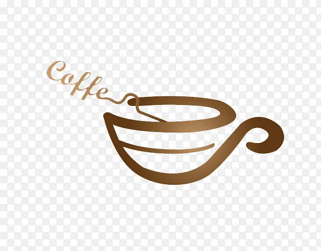 线条创意coffee咖啡图标设计图案
