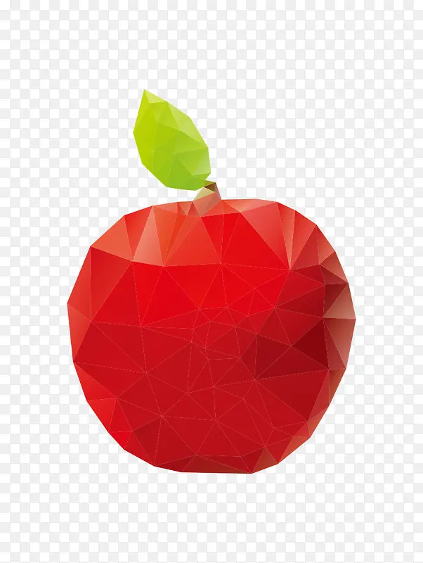 三角拼贴苹果