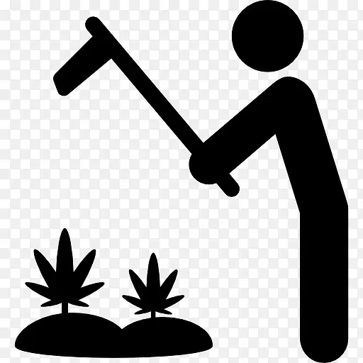 大麻种植图标