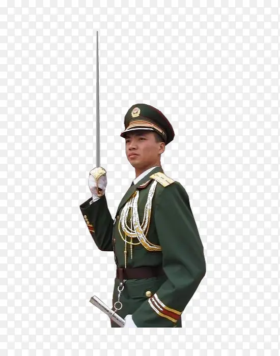 中国仪仗队的军威