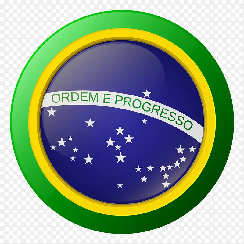 巴西国旗圆形