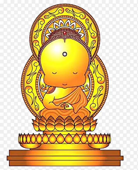 庄严的卡通佛教人物PNG图片素材下载_图片编号yzxbdroy-免抠素材网