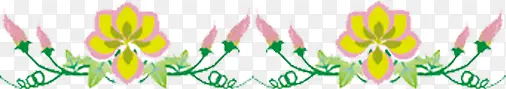 花型边框纹理素材