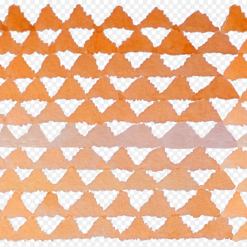 橘色三角形底纹