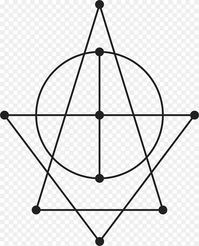 三角圆形几何图