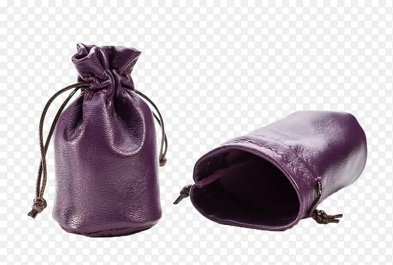 紫色水桶包束口袋