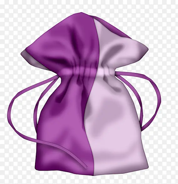 紫色绸缎袋子