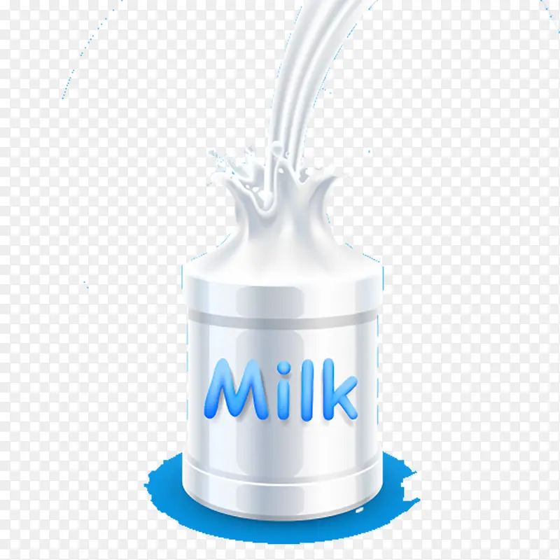 液态桶状牛奶背景