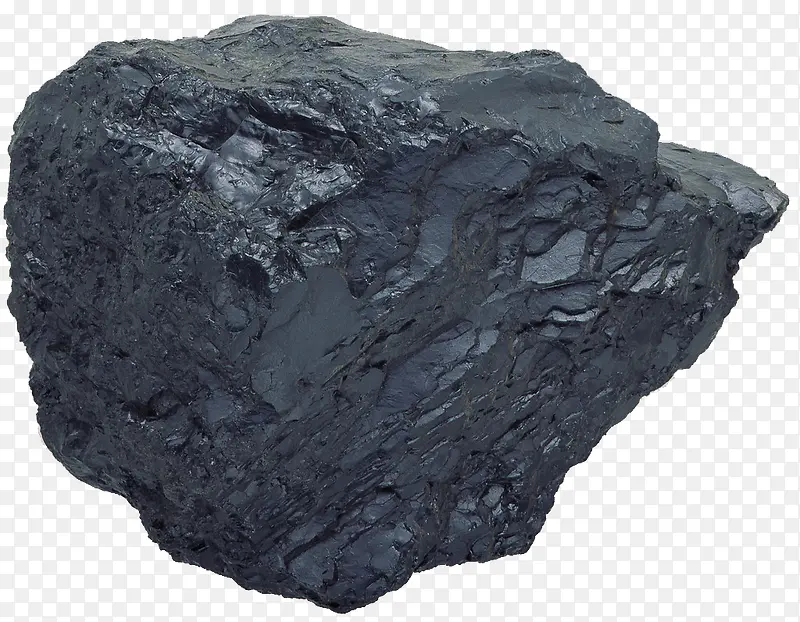 大型块状煤炭黑色素材