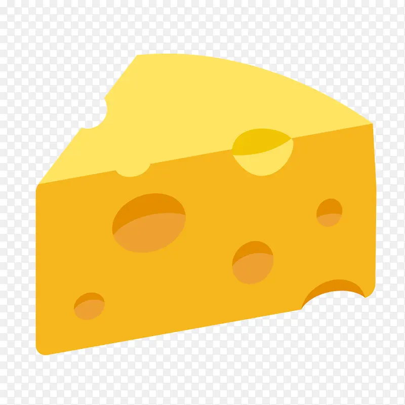 黄色三角形奶酪元素