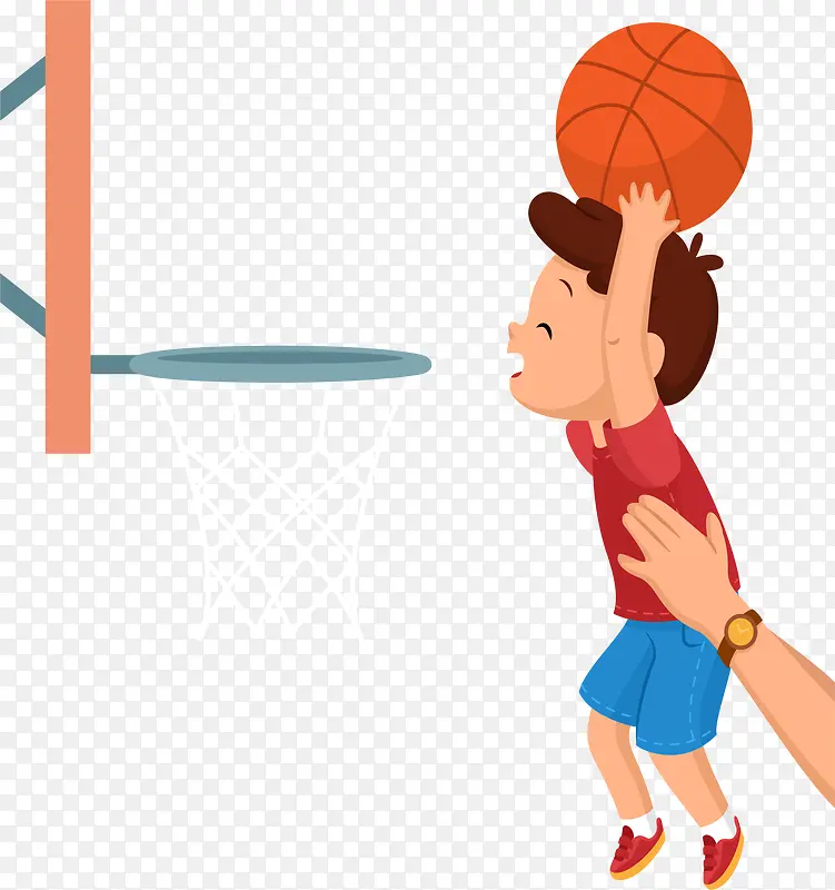 从孩子开始学习篮球