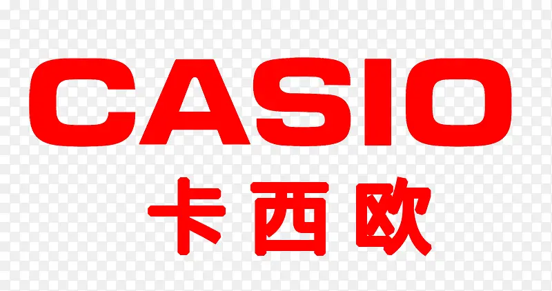 卡西欧红色logo