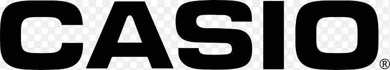 卡西欧黑色英文logo