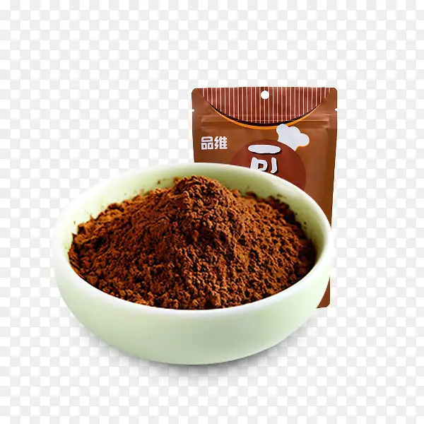 土黄色包装可可粉