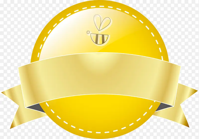 金色蜜蜂徽章