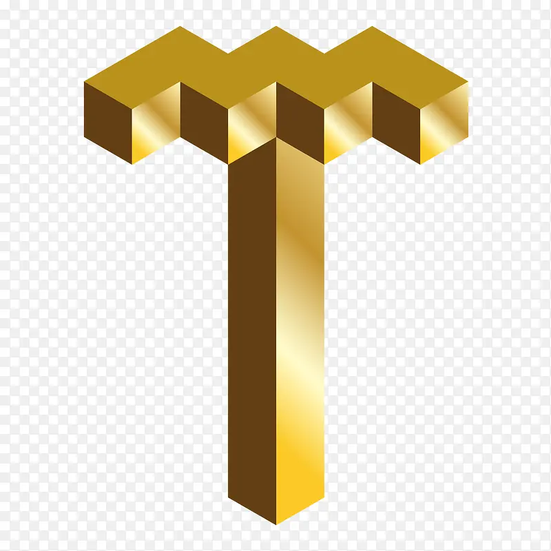 金色c4d英文字母T立体艺术字PNG图片素材下载_图片编号yvoelbxq-免抠素材网