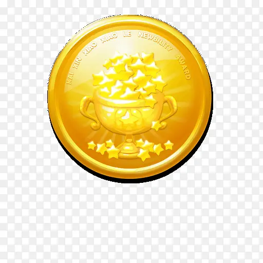 手绘金属金币