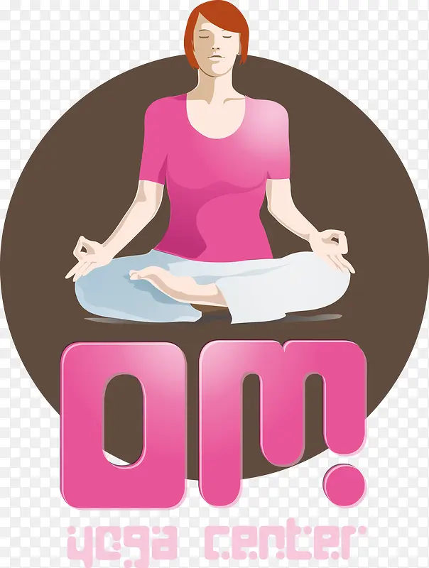 瑜伽logo矢量