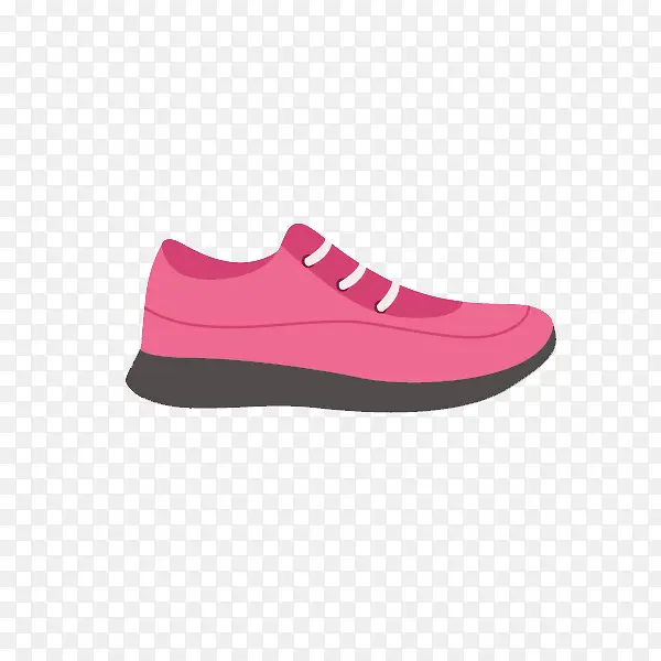 粉色运动鞋免抠素材