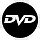 DVD磁盘简单的黑色iphonemini图标
