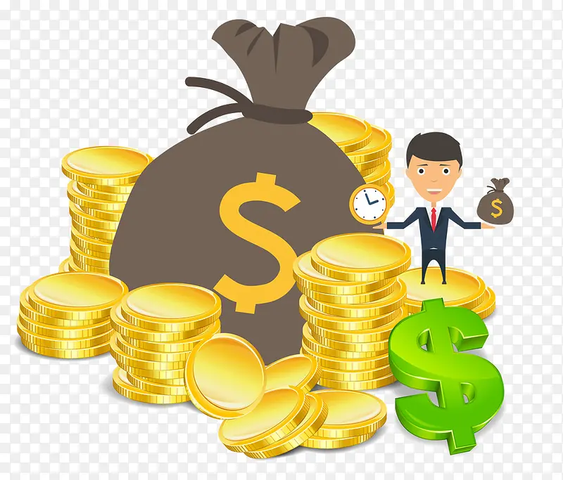 满满的金币