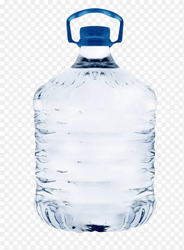透明解渴大桶手提的一瓶饮料实物