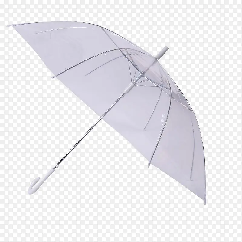 透明长柄雨伞素材