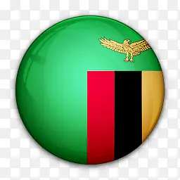 国旗对赞比亚世界国旗图标