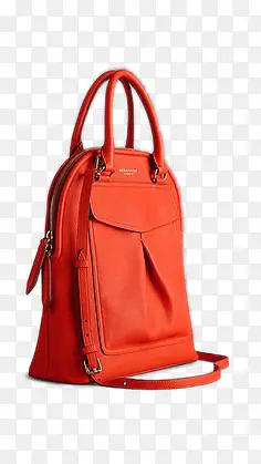 红色女士手提包