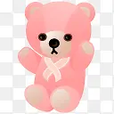 泰迪熊pink-ribbon-icons