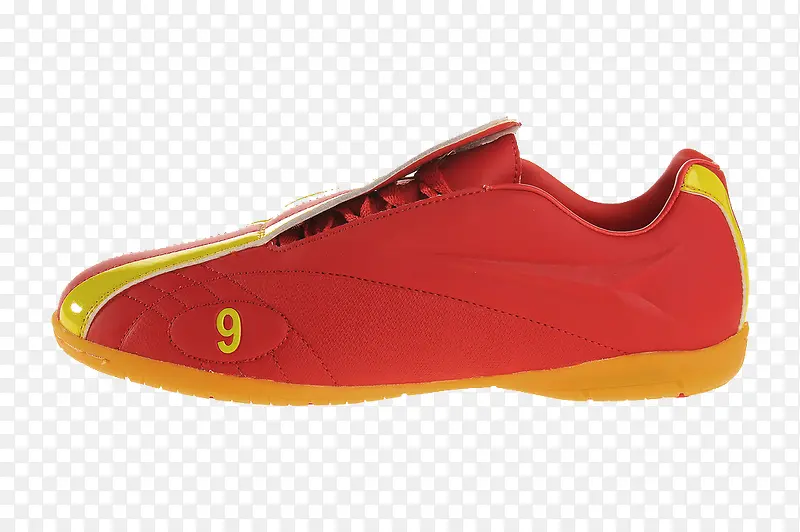 红色足球鞋
