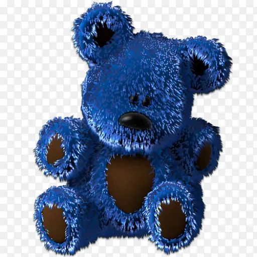 泰迪蓝色的熊teddy-icons