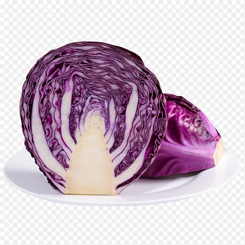 一碟紫包菜