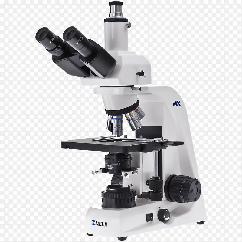 实物白色显微镜