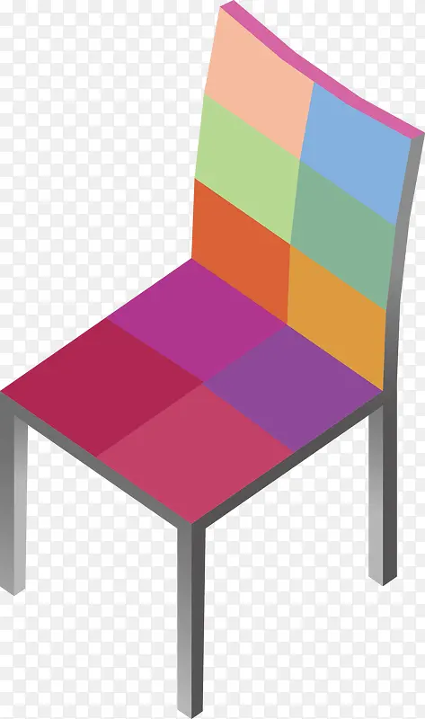 矢量色彩时尚椅子