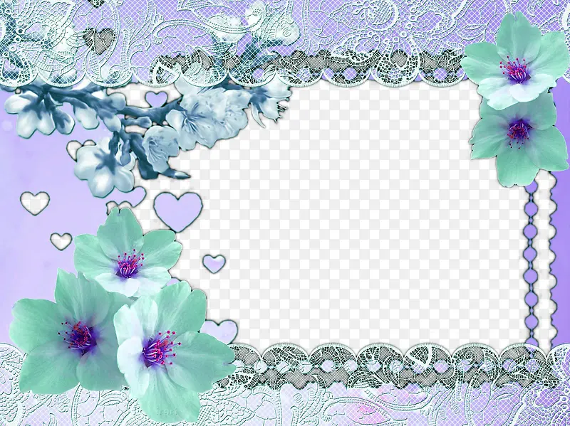 梅花边框