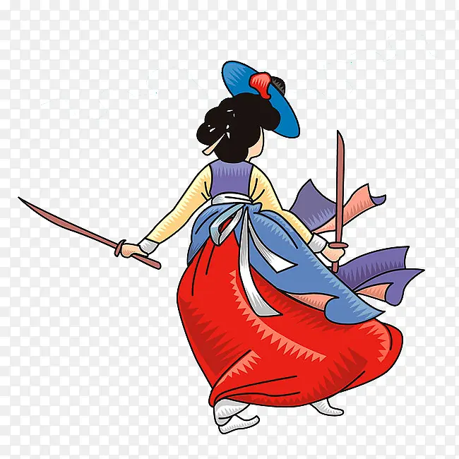 韩国女性剑舞