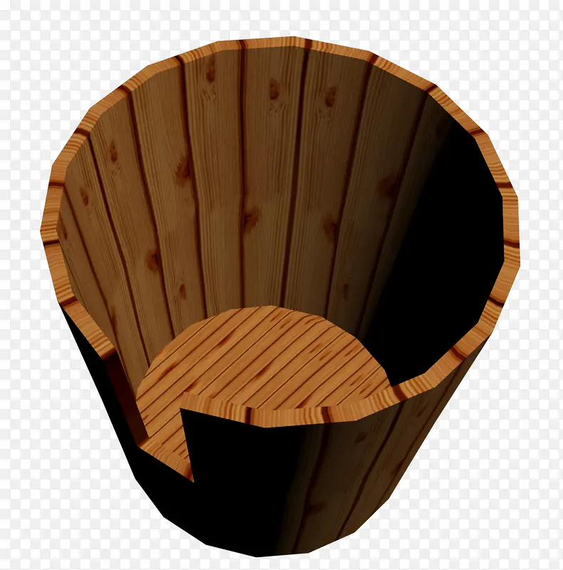 短板儿木桶3d模型
