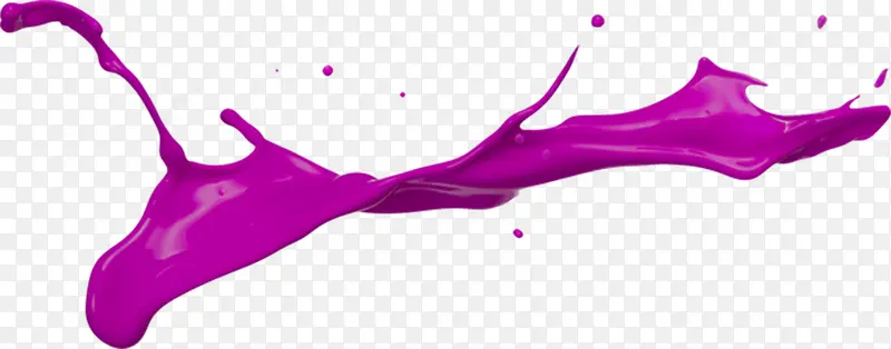飘动的紫色油漆