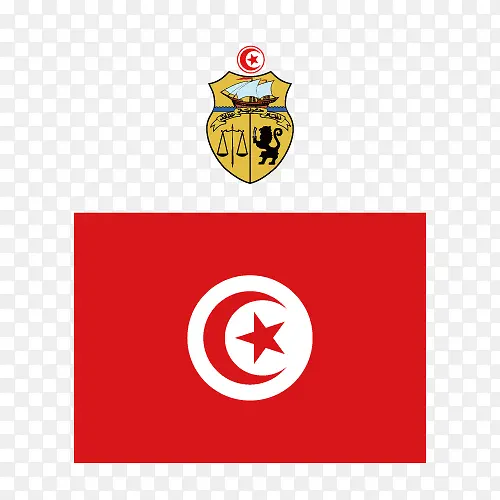 矢量突尼斯国徽
