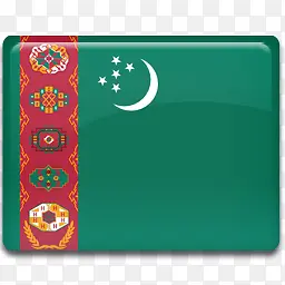土库曼斯坦国旗All-Country-Flag-Icons
