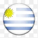 国旗乌拉圭国世界标志