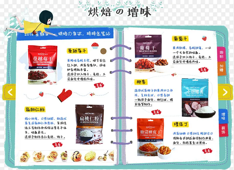 烘培笔记增味